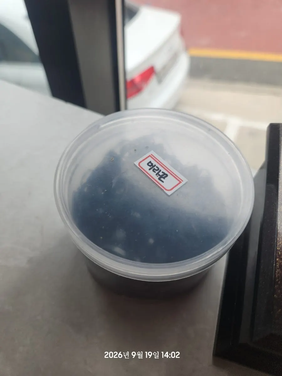 Hair ties placed on a table at Gyeryonggak