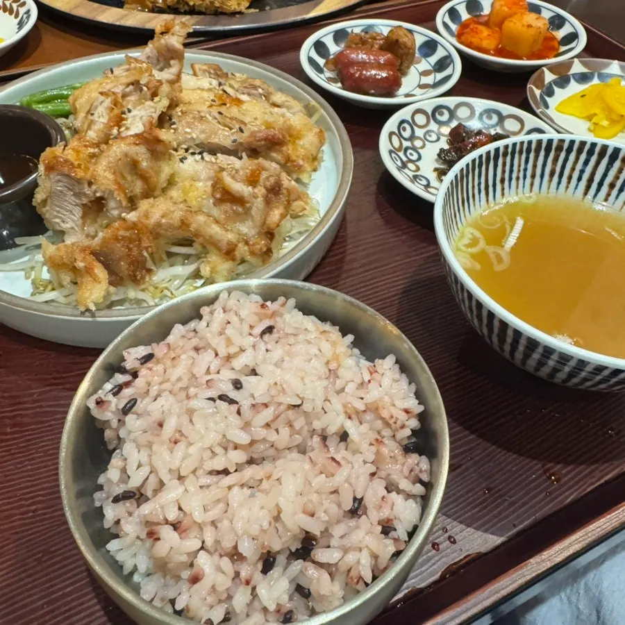 Close-up of the crispy exterior of the Miso Crispy Steaki