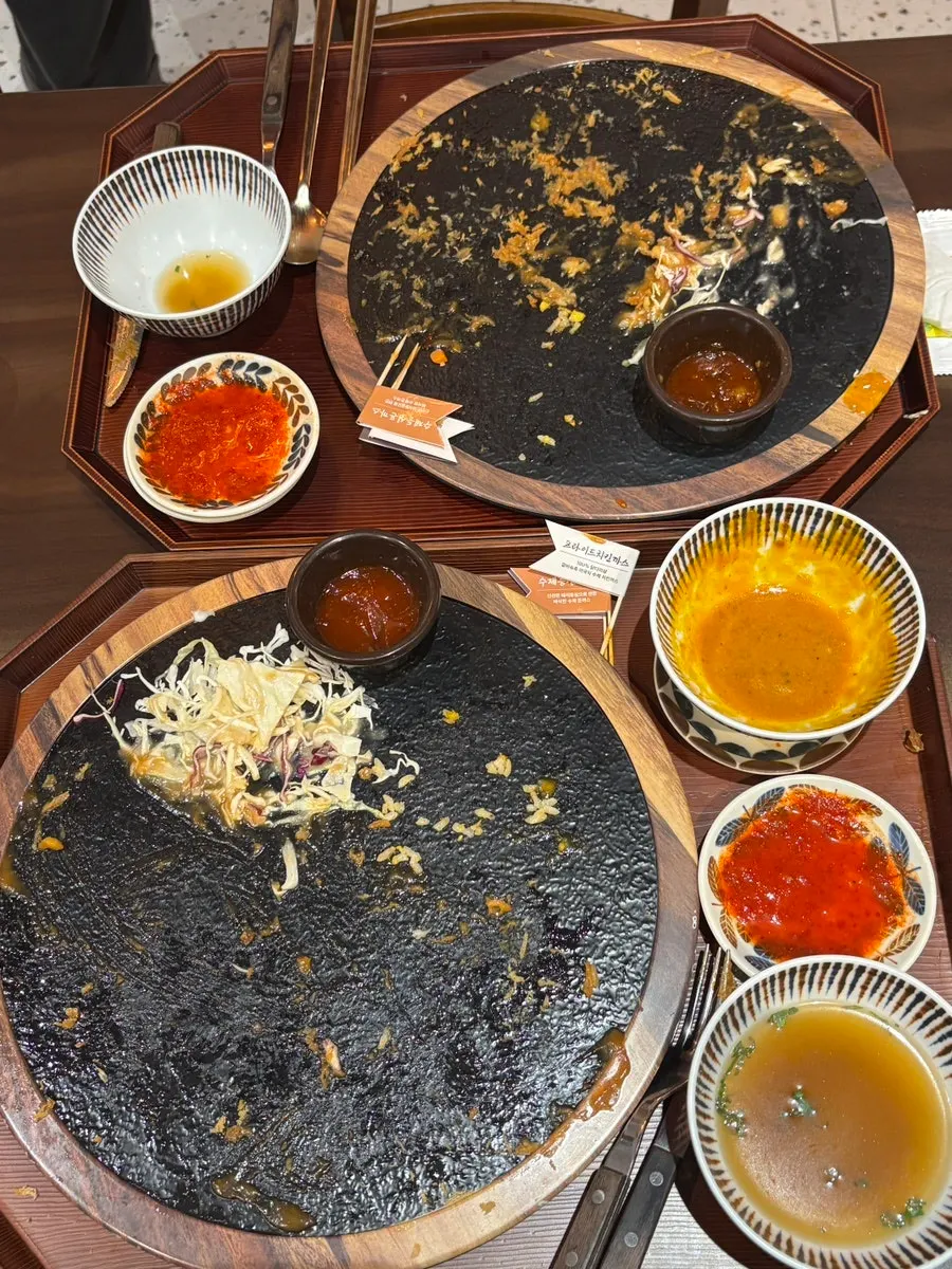 두툼한 수제등심돈까스 단면
