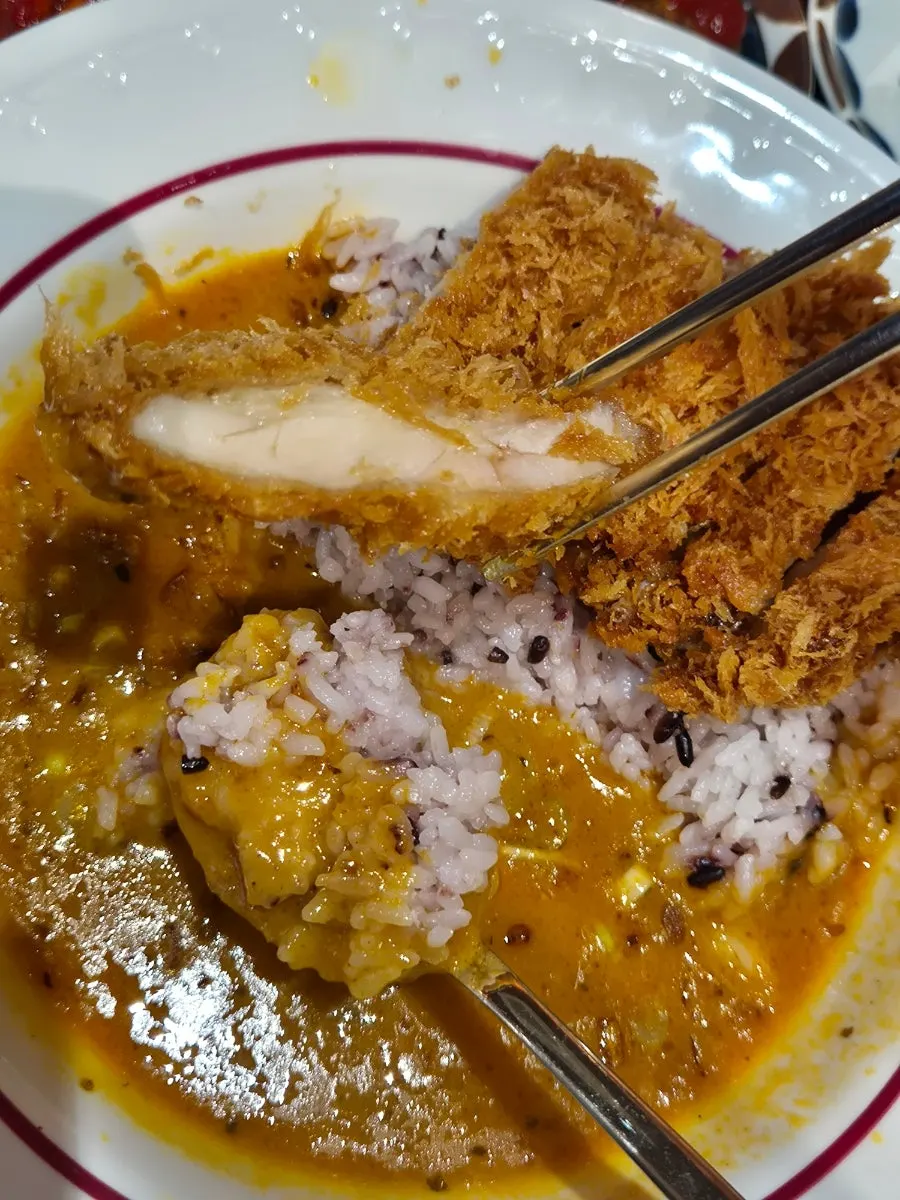 버터치킨카레반상과 미니치킨까스