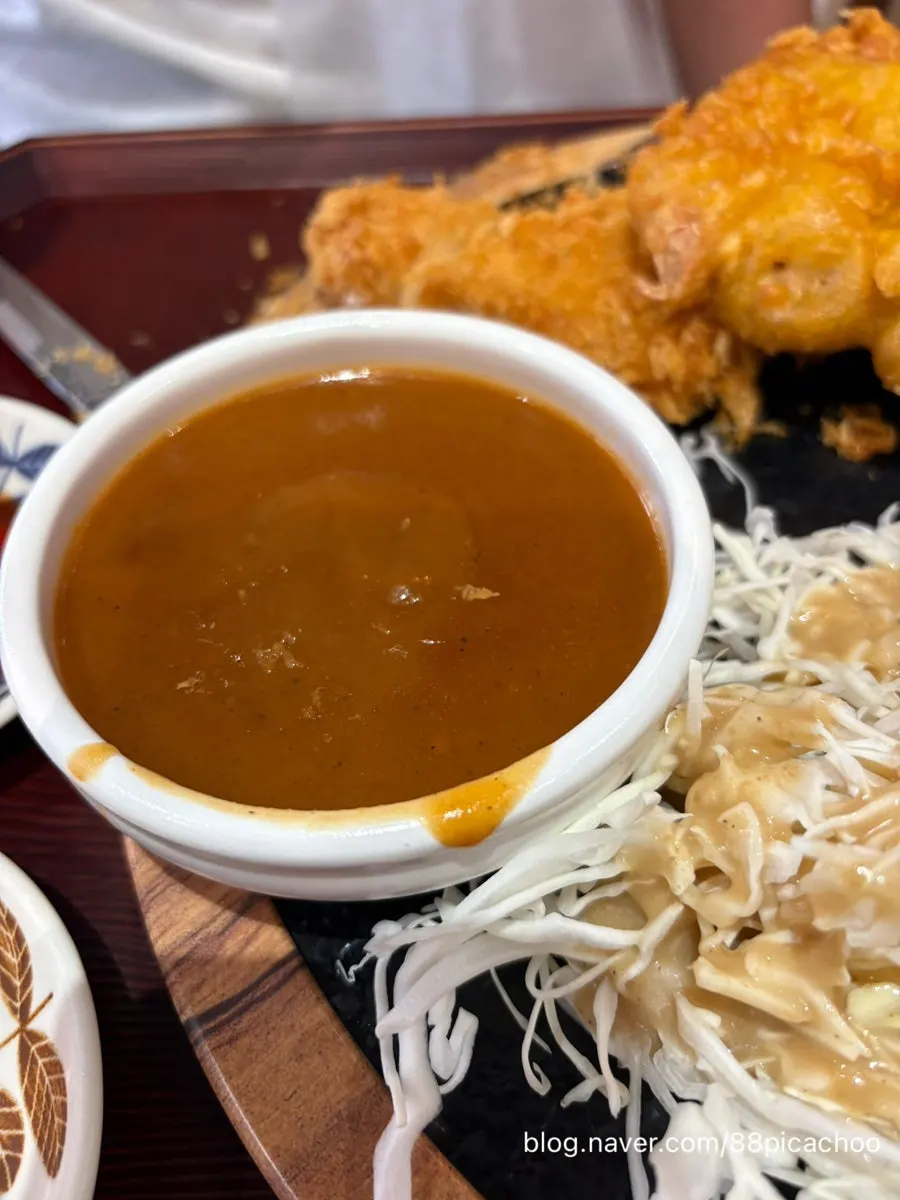Tray with miso soybean soup and salad