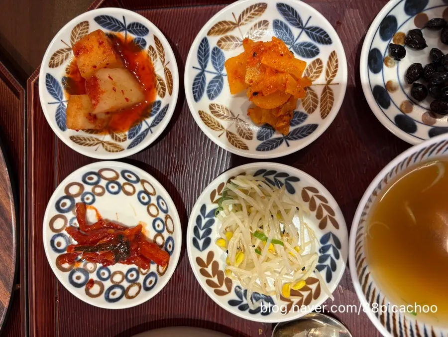 Table at Gyewondang Ingye Branch after finishing the meal