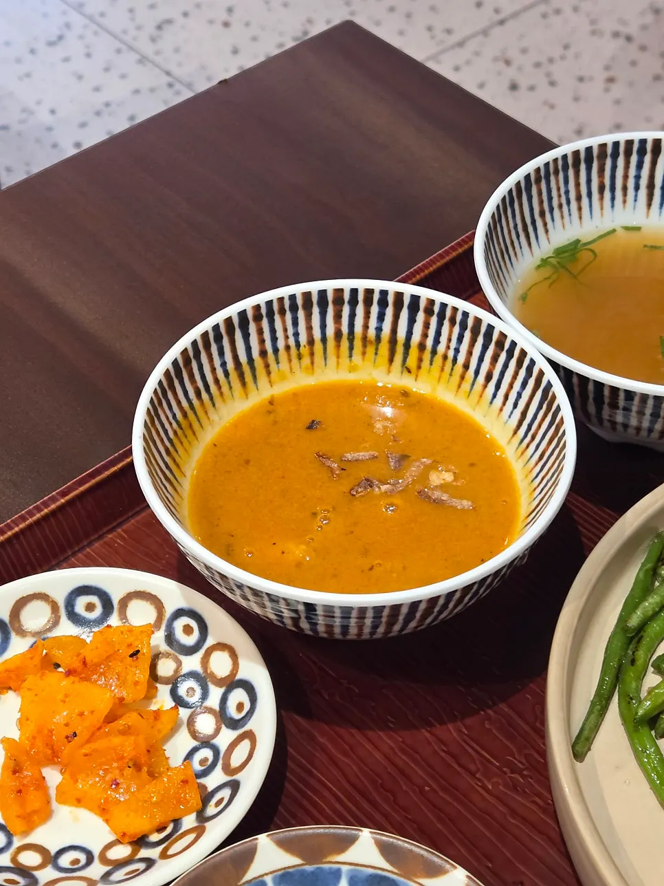 계원당 인계점 식사 마무리 상차림