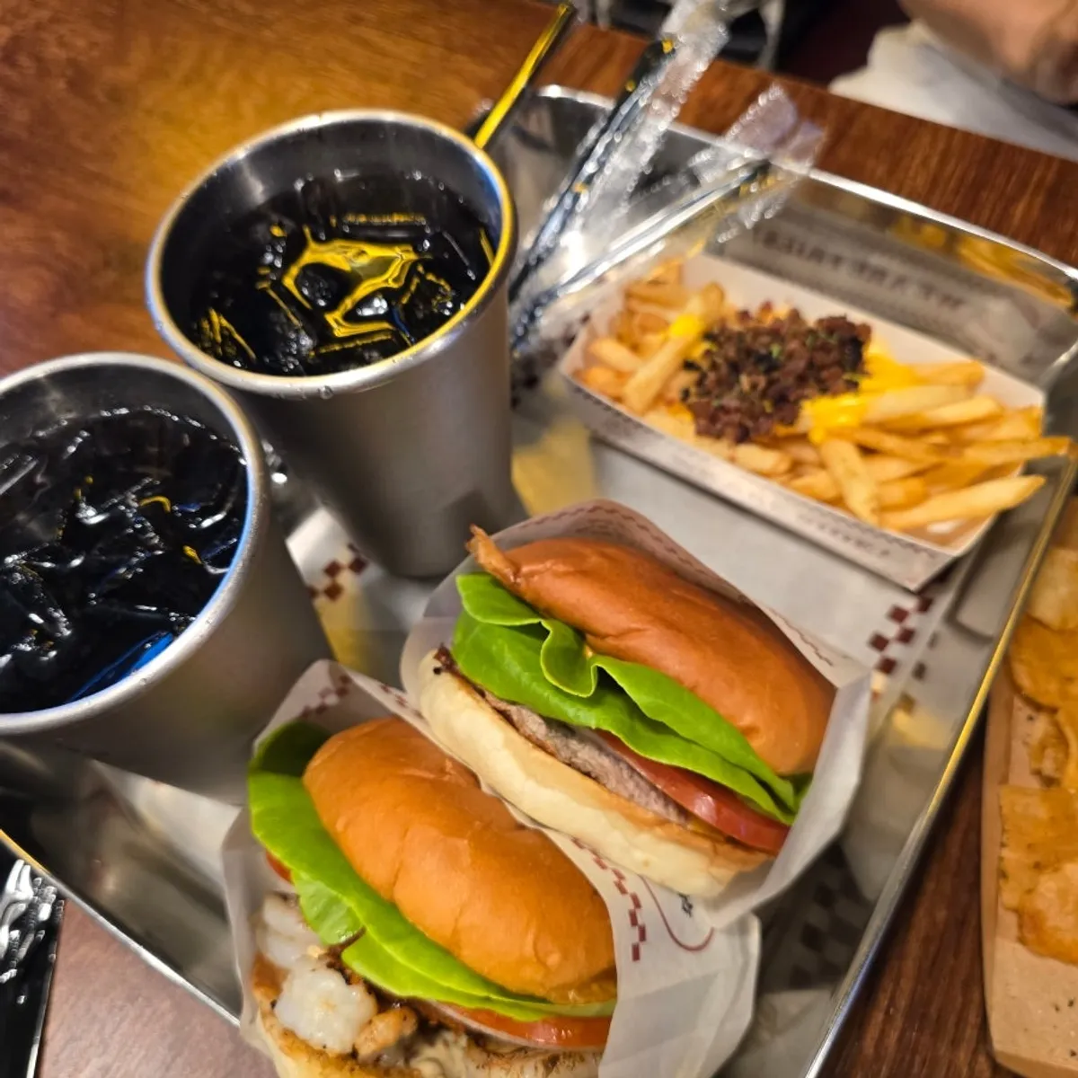 Bas Burger set and combo menu