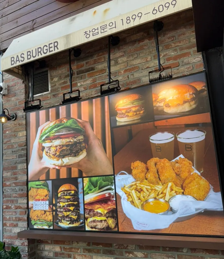 Burger meal with a child
