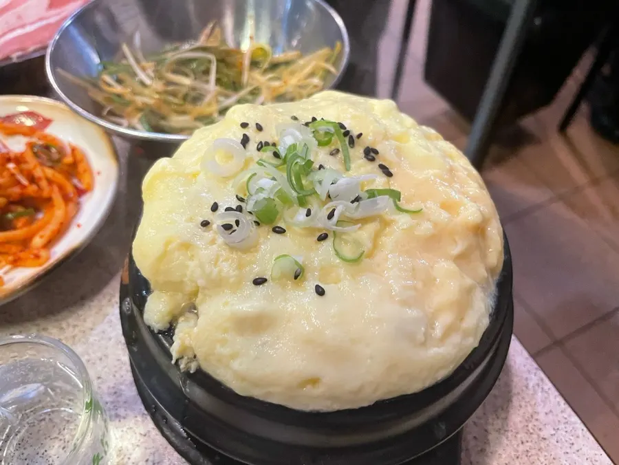 Review-event steamed egg