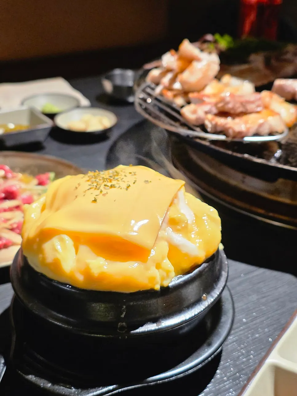 Fluffy Cheese Bomb Steamed Egg