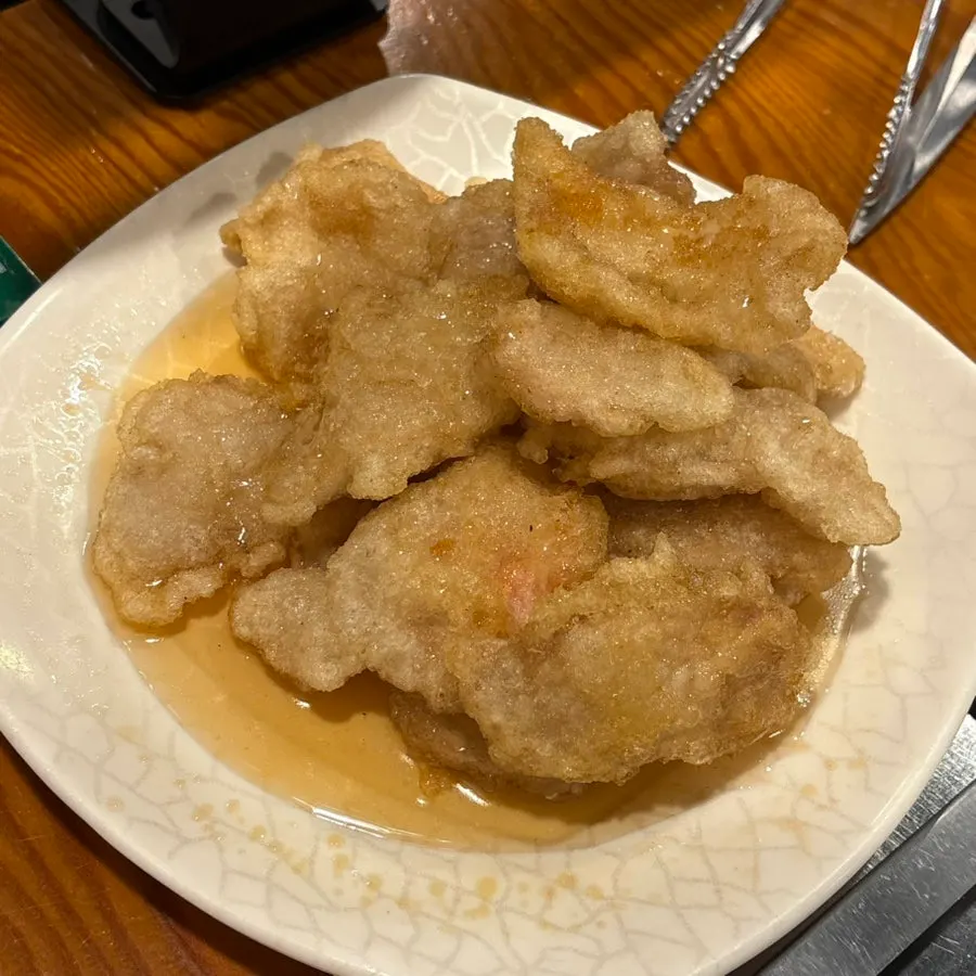 Plate of ordered guobaorou