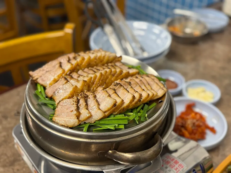 Boiled pork bossam that exceeded expectations