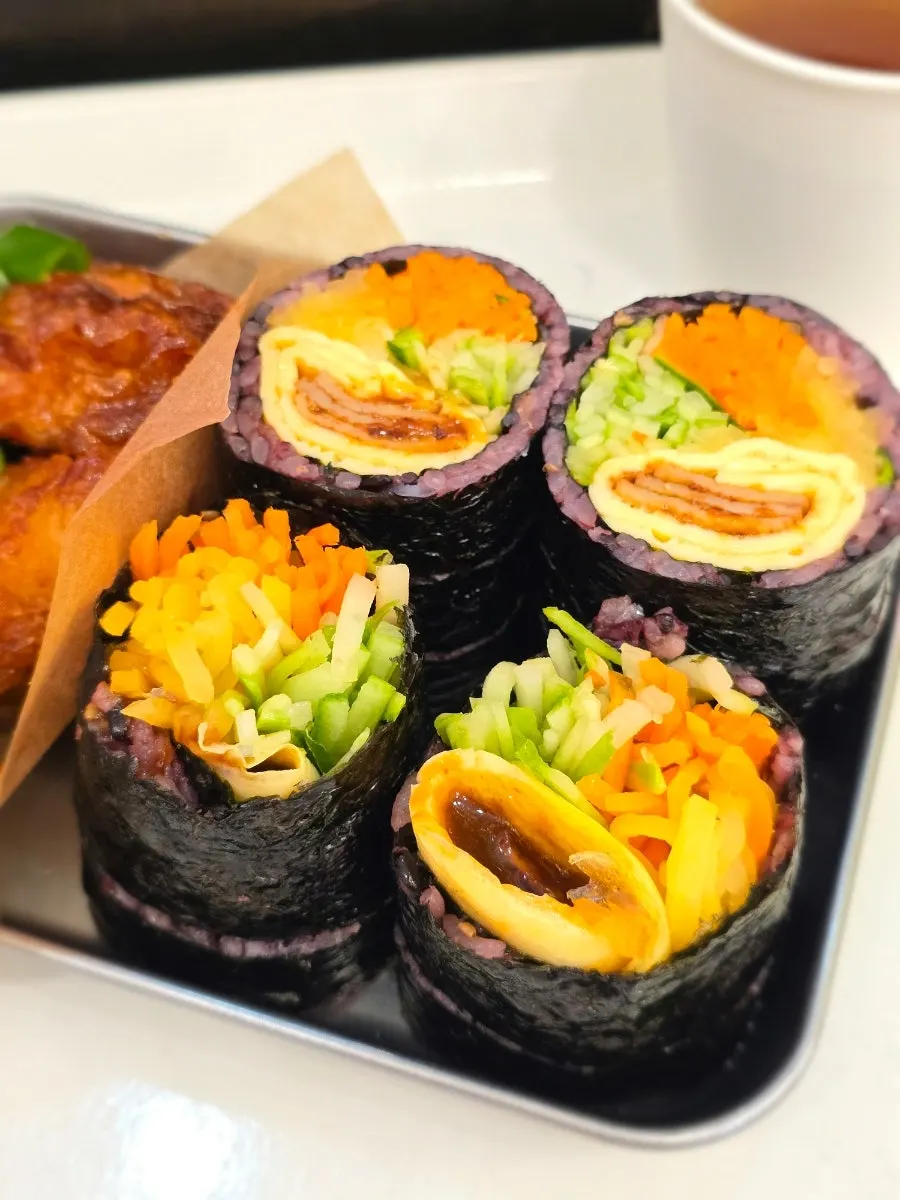 푸짐한 김밥 닭강정 세트