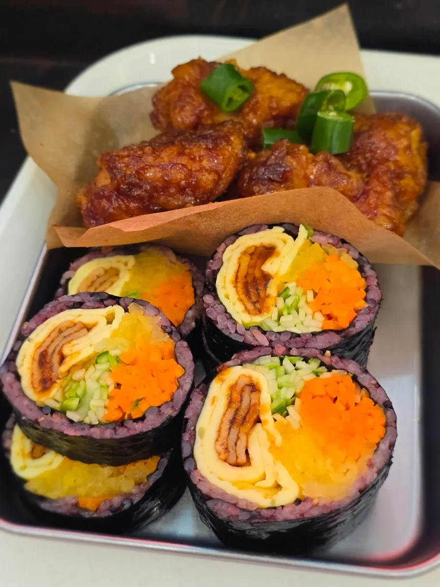 집에서 먹는 포장 김밥