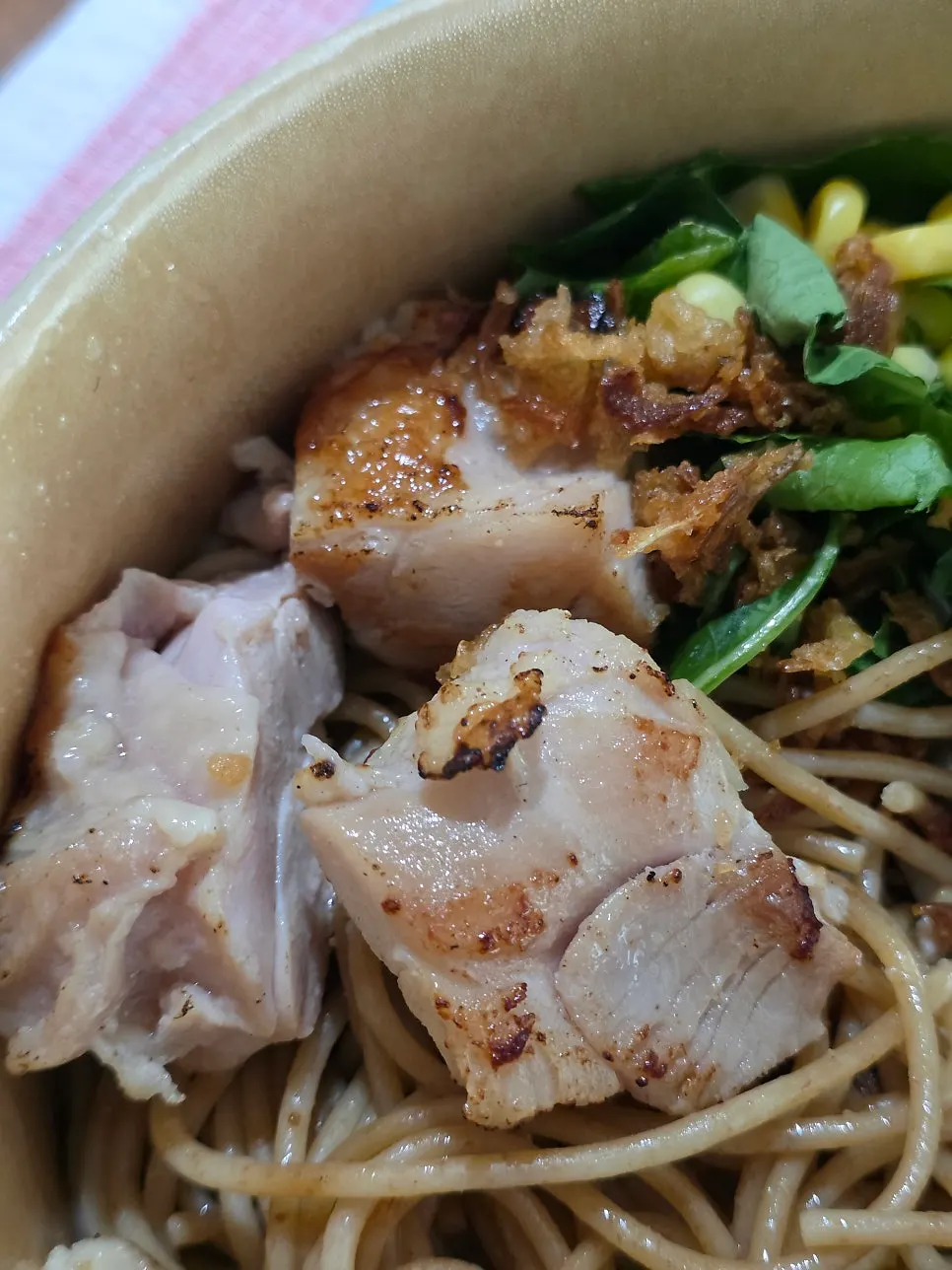 Protein bowl and pasta