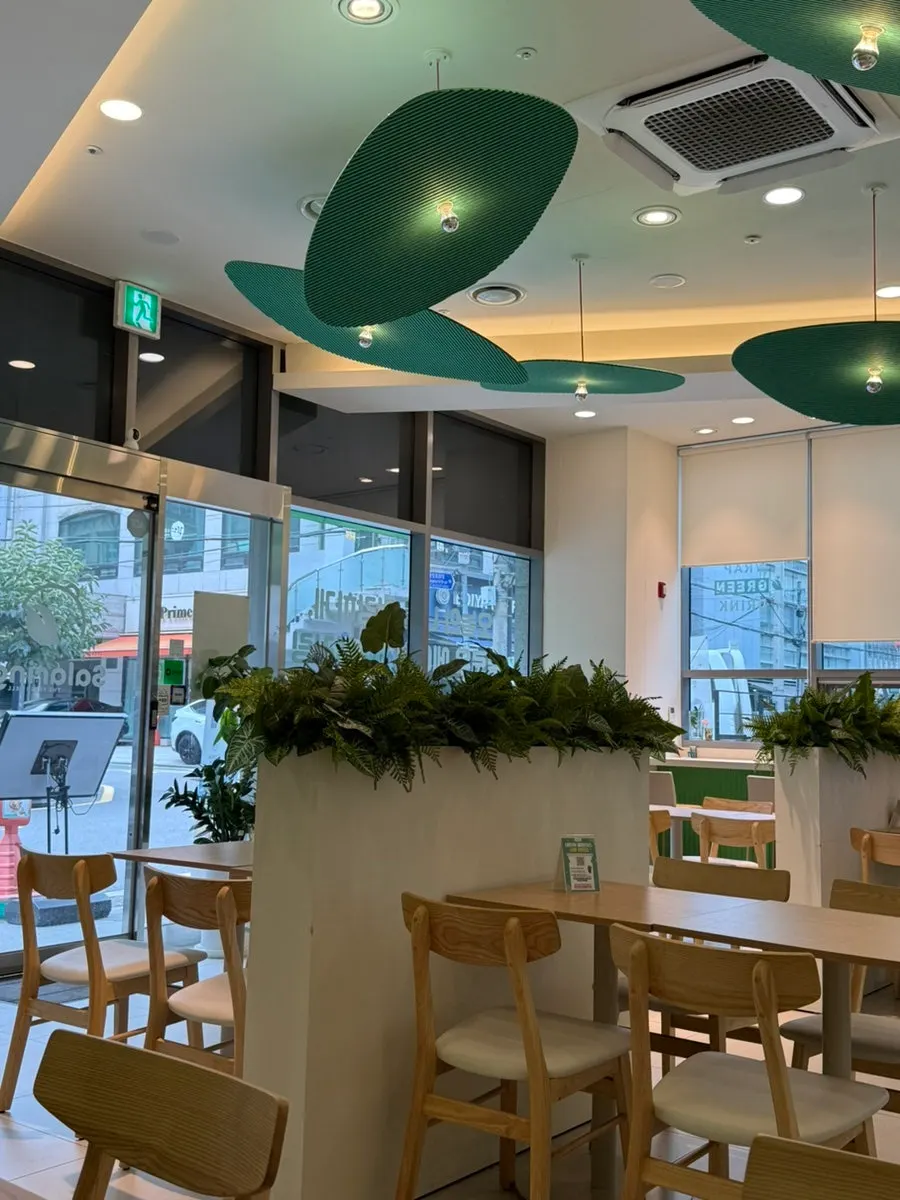 Spacious, clean interior of Salering Gyodae