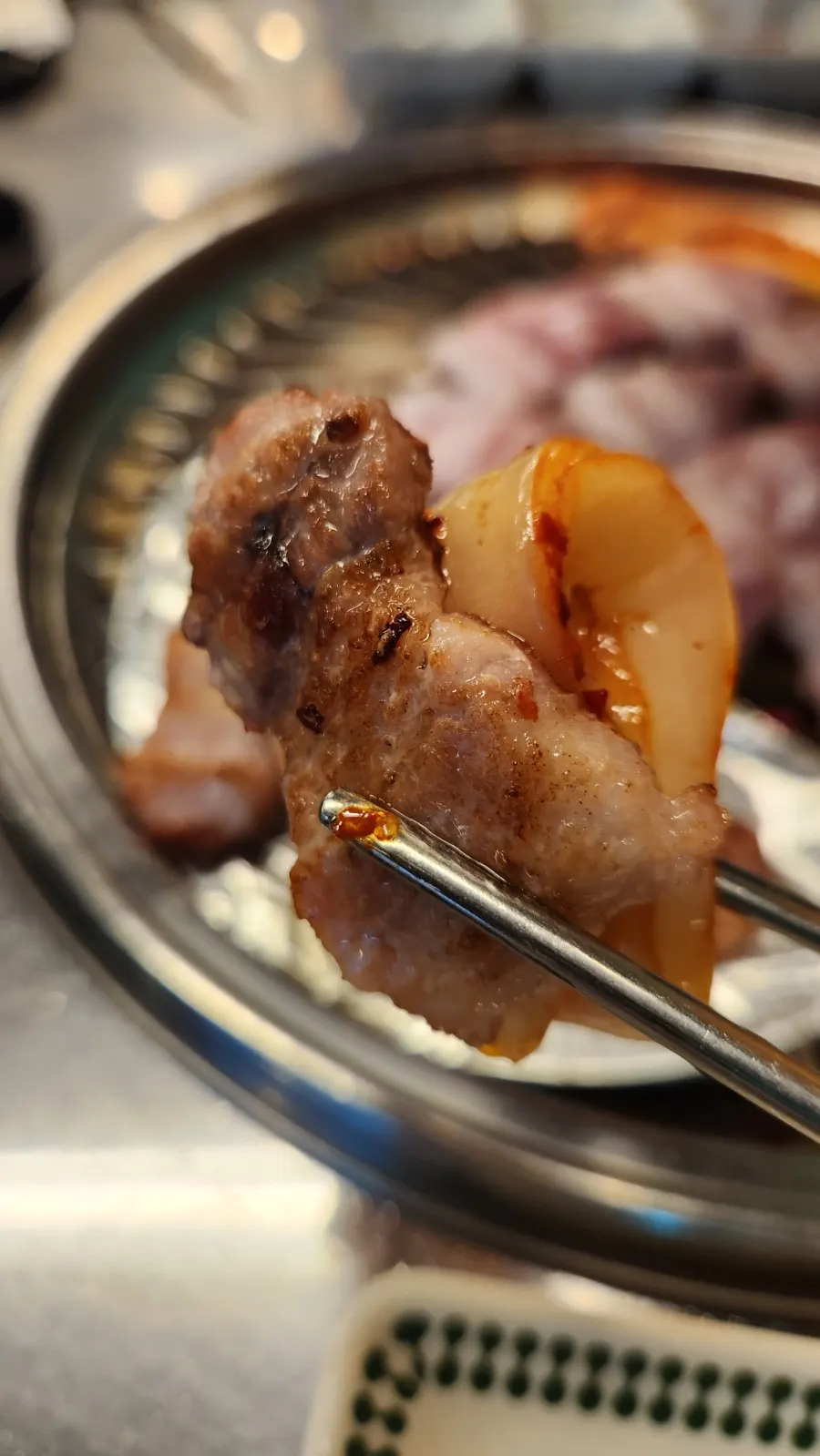 Galgol Yeontanjip pork belly dipped in salt