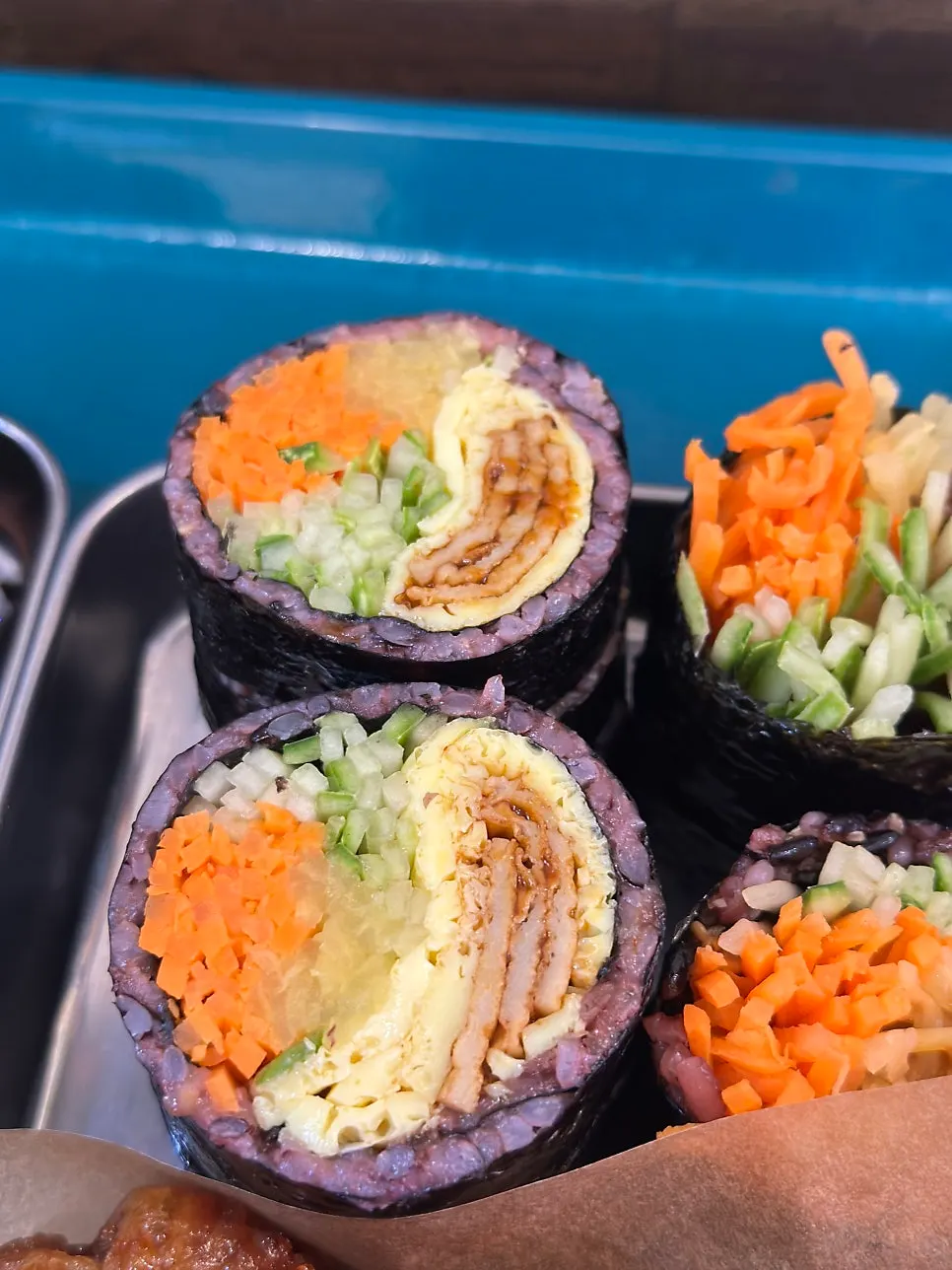 A whole roll of basic Halls Gimbap