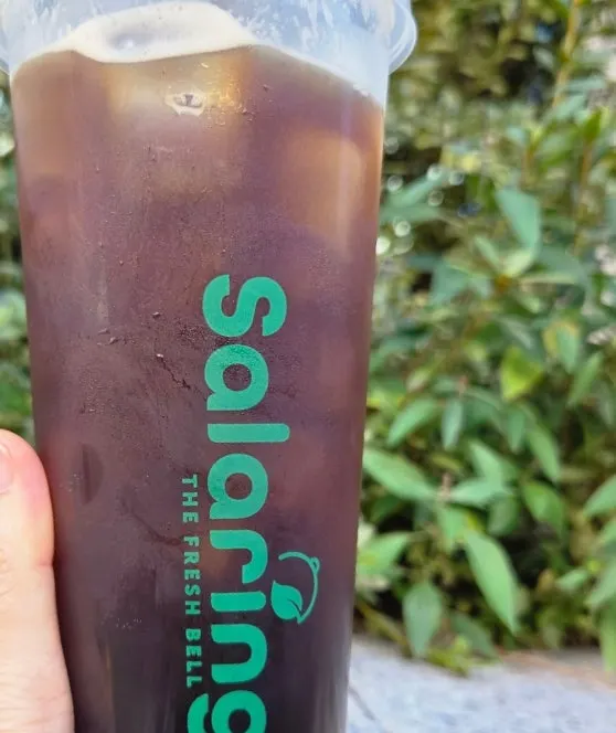 Iced americano enjoyed alongside the poke