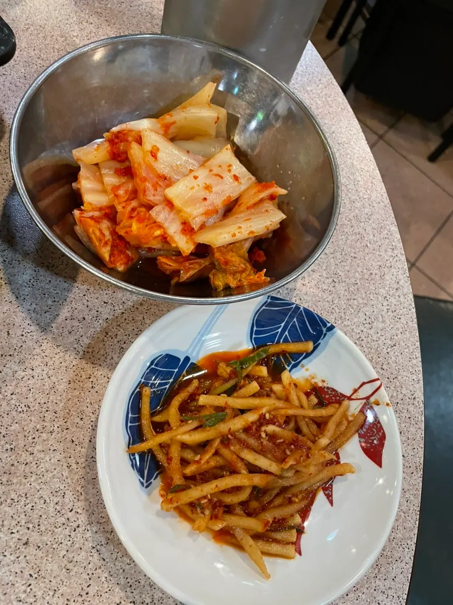 교대패 신선한 쌈채소 접시