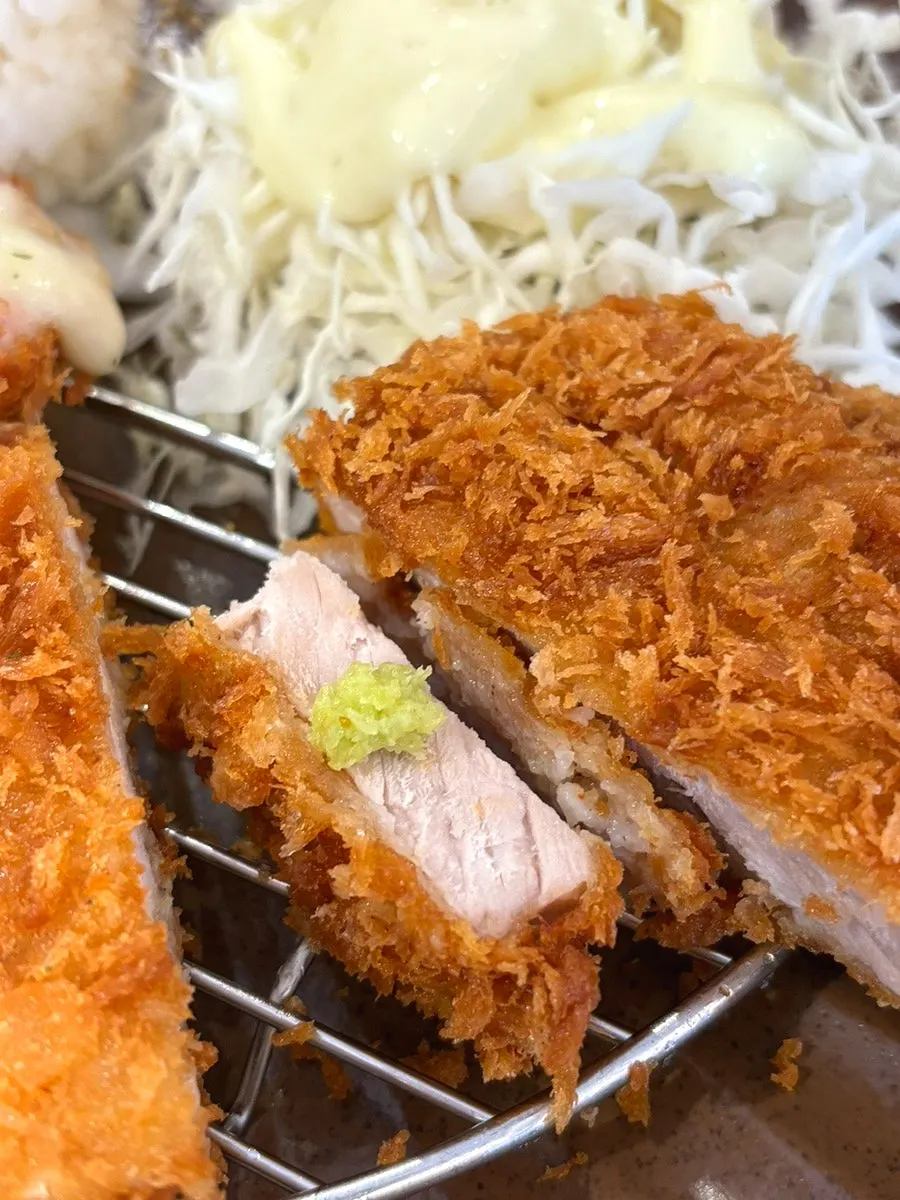 치즈카츠 단면