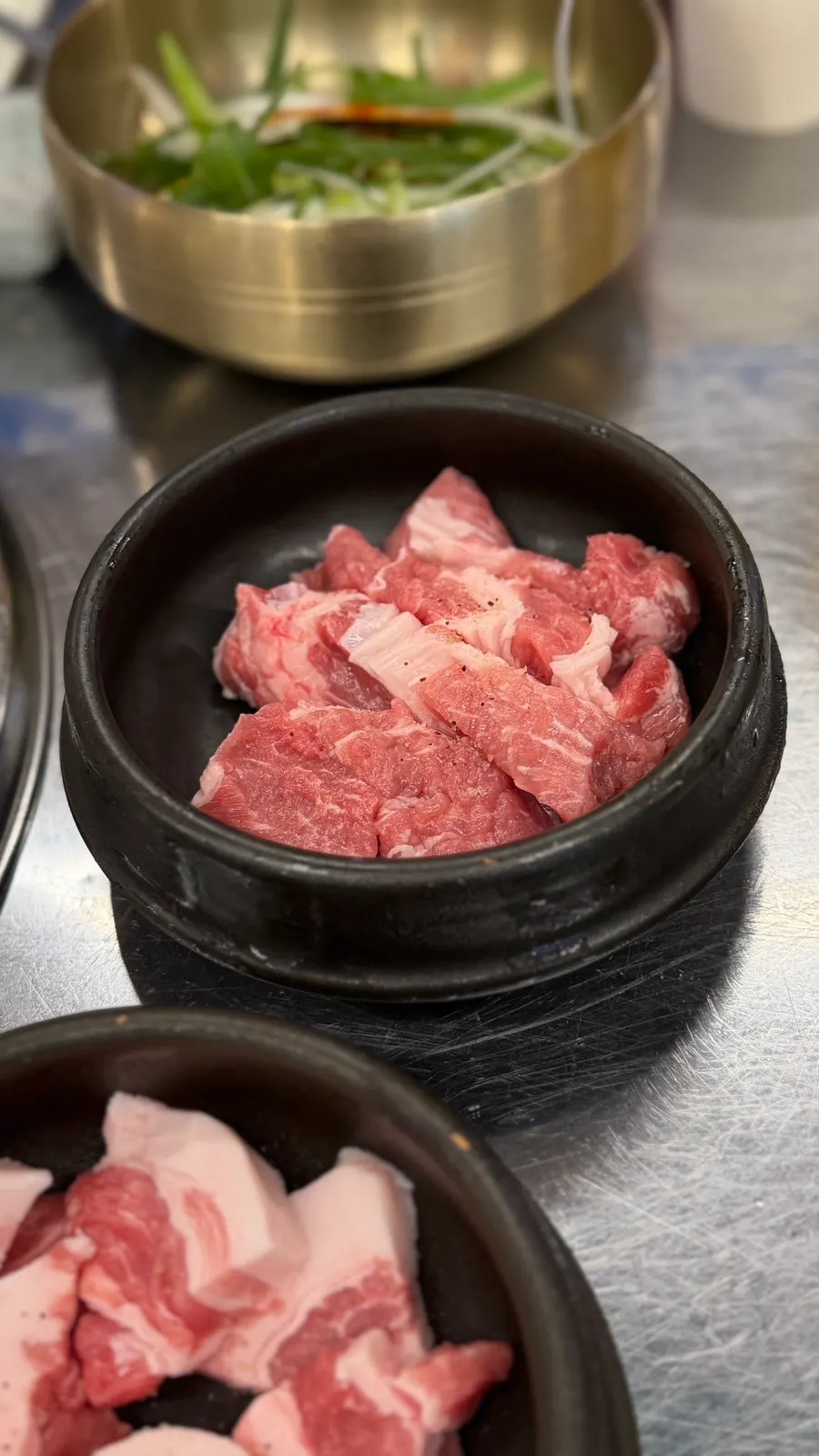 접시에 담겨 나온 설화 꼬들살