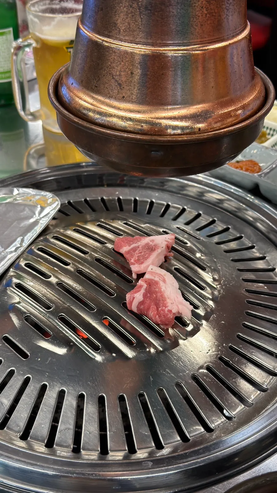 1초 생쏘맥 350cc 한 잔