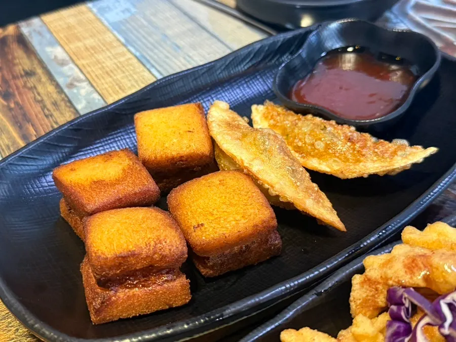 刚炸好的糯米糖醋肉