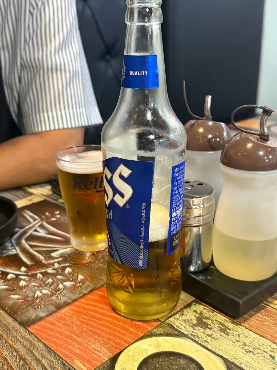 啤酒与中餐的餐桌