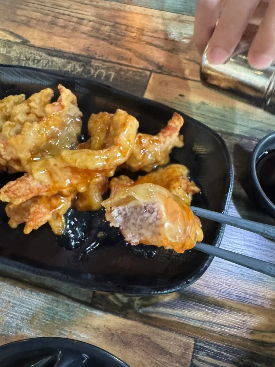 교동짬뽕 용정점 테이블 세팅 모습