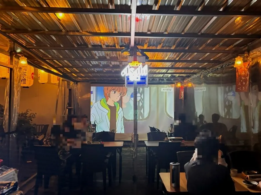 The inner terrace space at Gyodong Nakwon