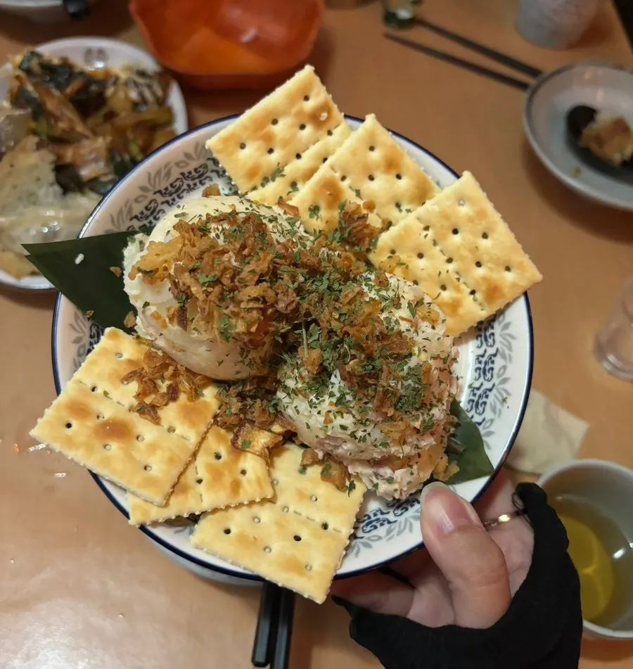 Gyoza pan-fried crispy on the outside