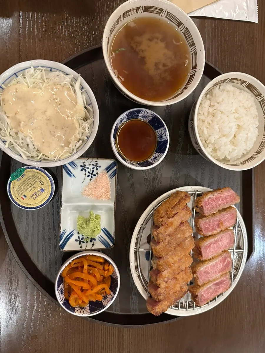 Tenderloin gyukatsu set at Gyuen-dang