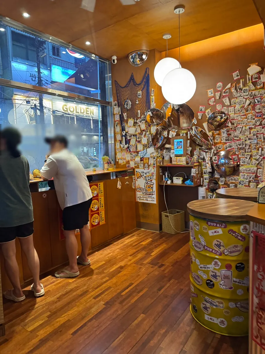 Table layout inside Ganppa Maekju