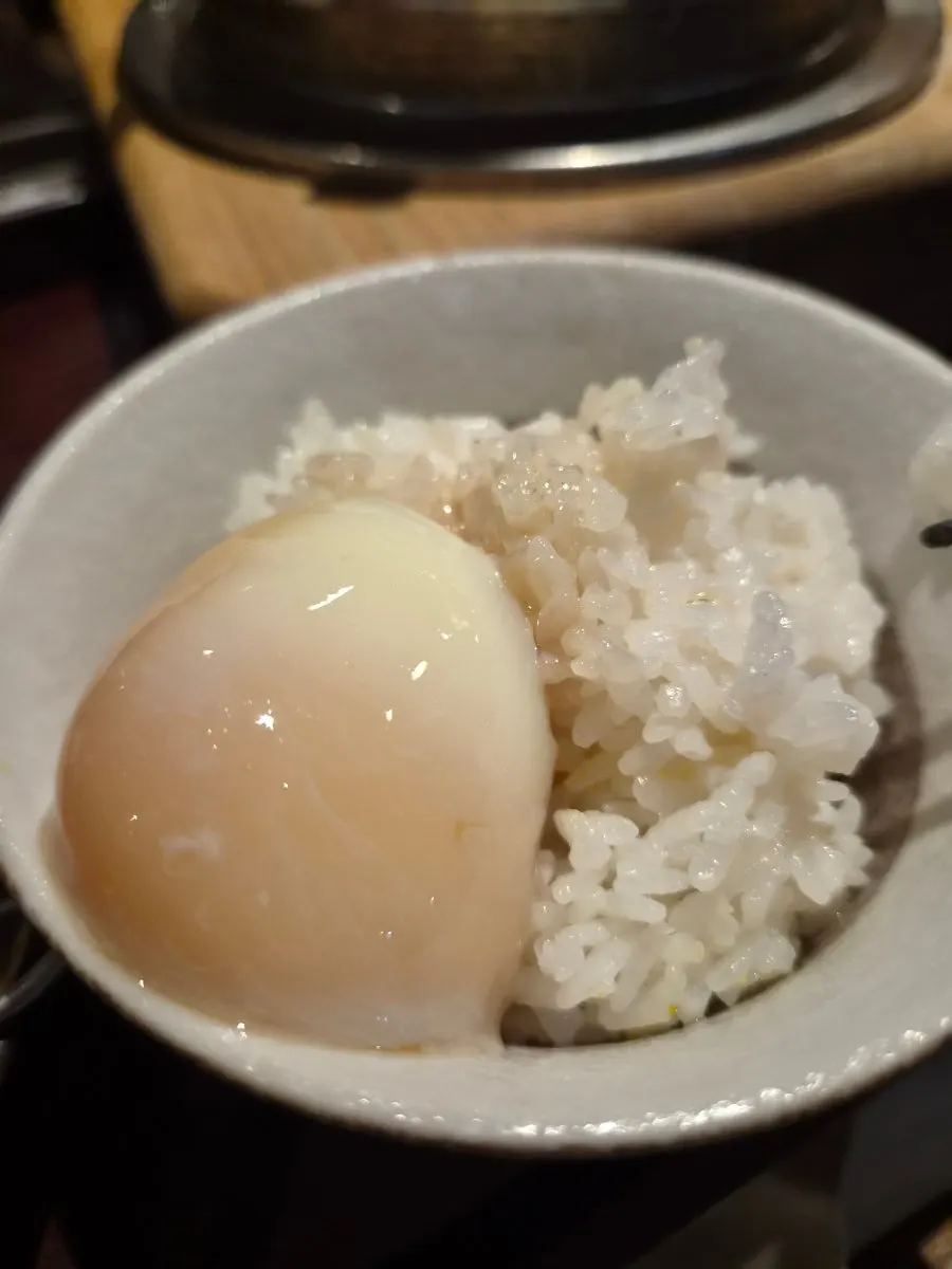 Gyukatsu and rice later in the meal