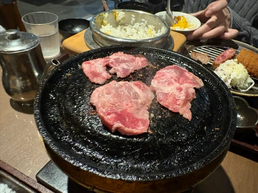 빠르게 익는 야끼니꾸 고기
