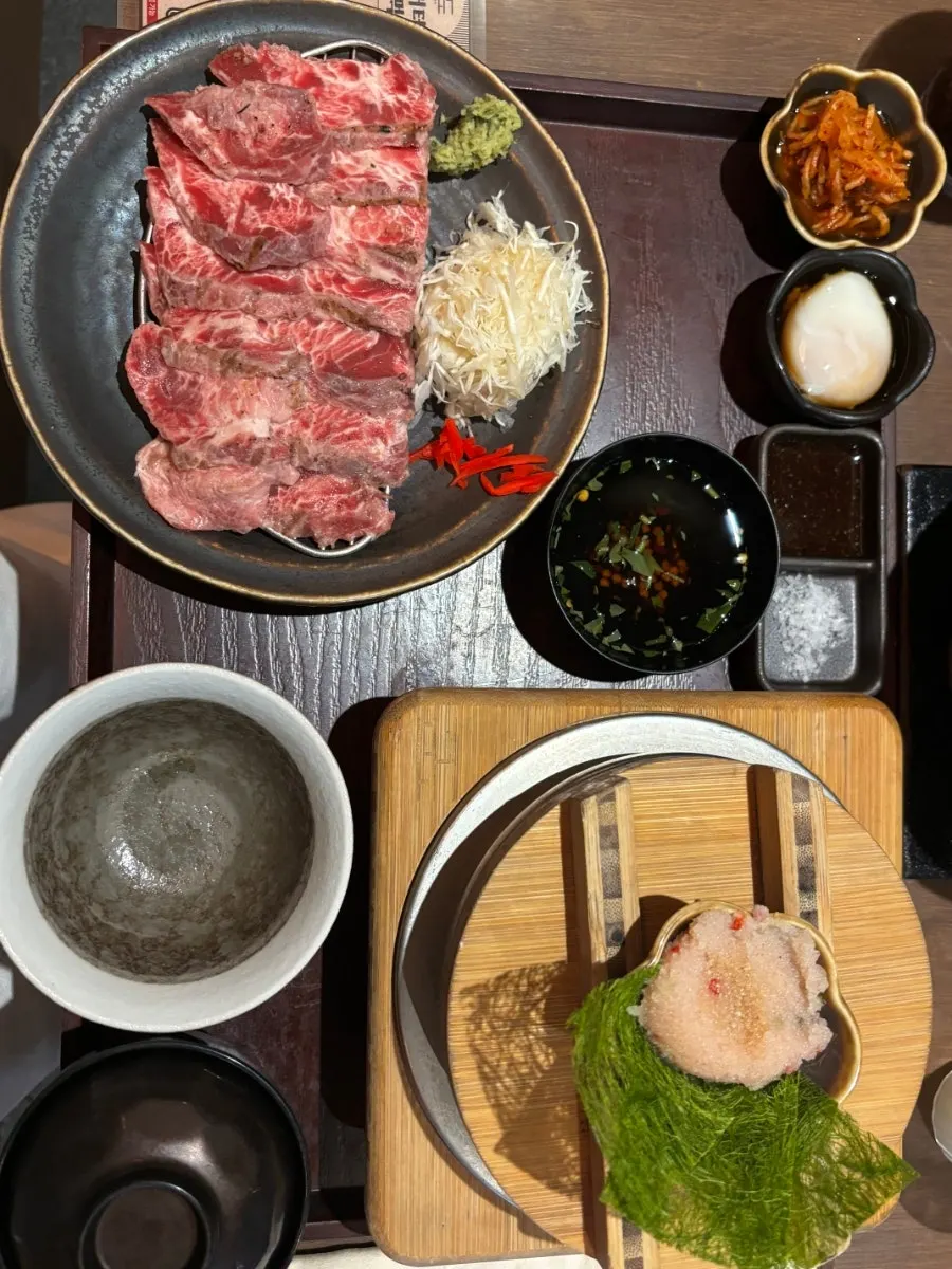 야끼니꾸세트 2인 주문 안내