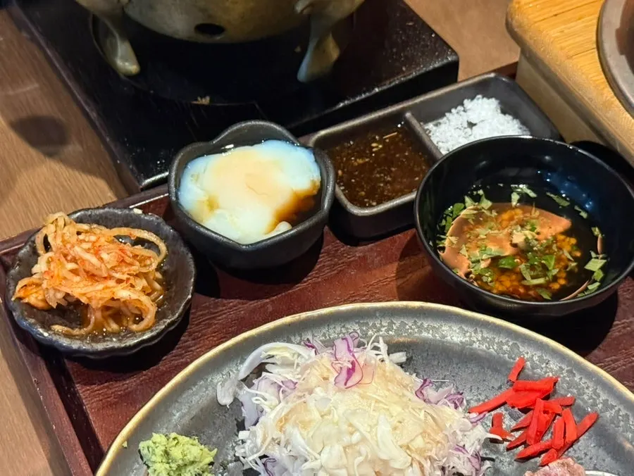 매장에서 직접 만든 수제 명이와사비