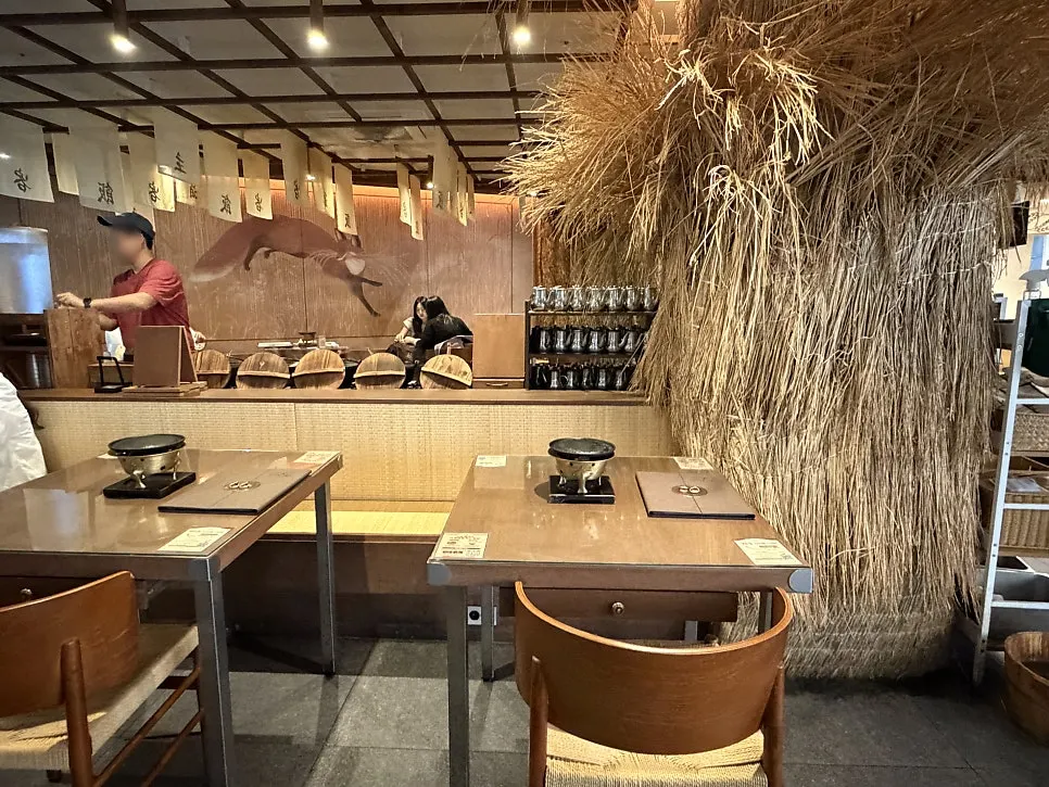 Regular table seating at Gyudo
