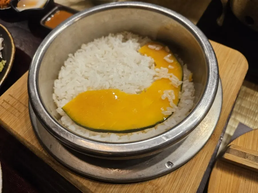 Seating at Gyudo suited for a family meal