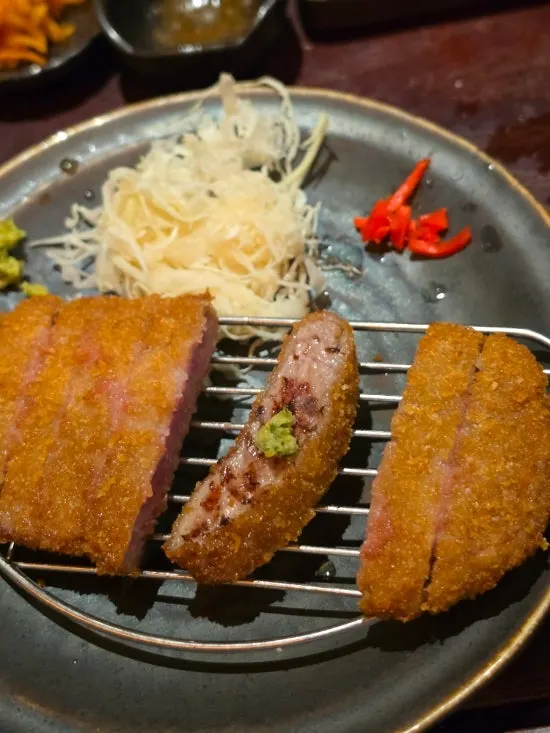 The table at Gyudo after finishing the meal