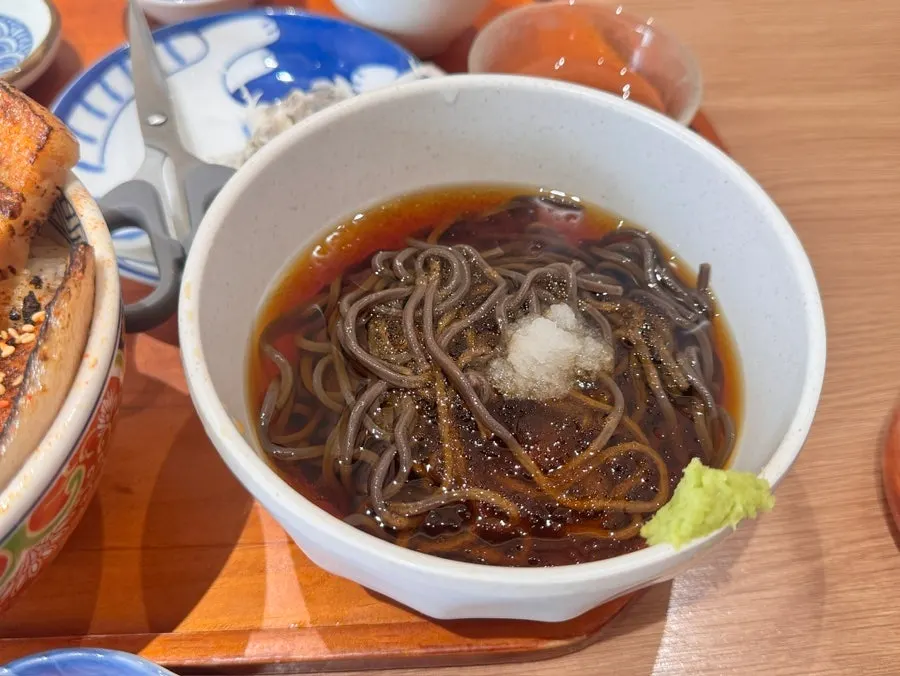 차슈정식 상차림 전체