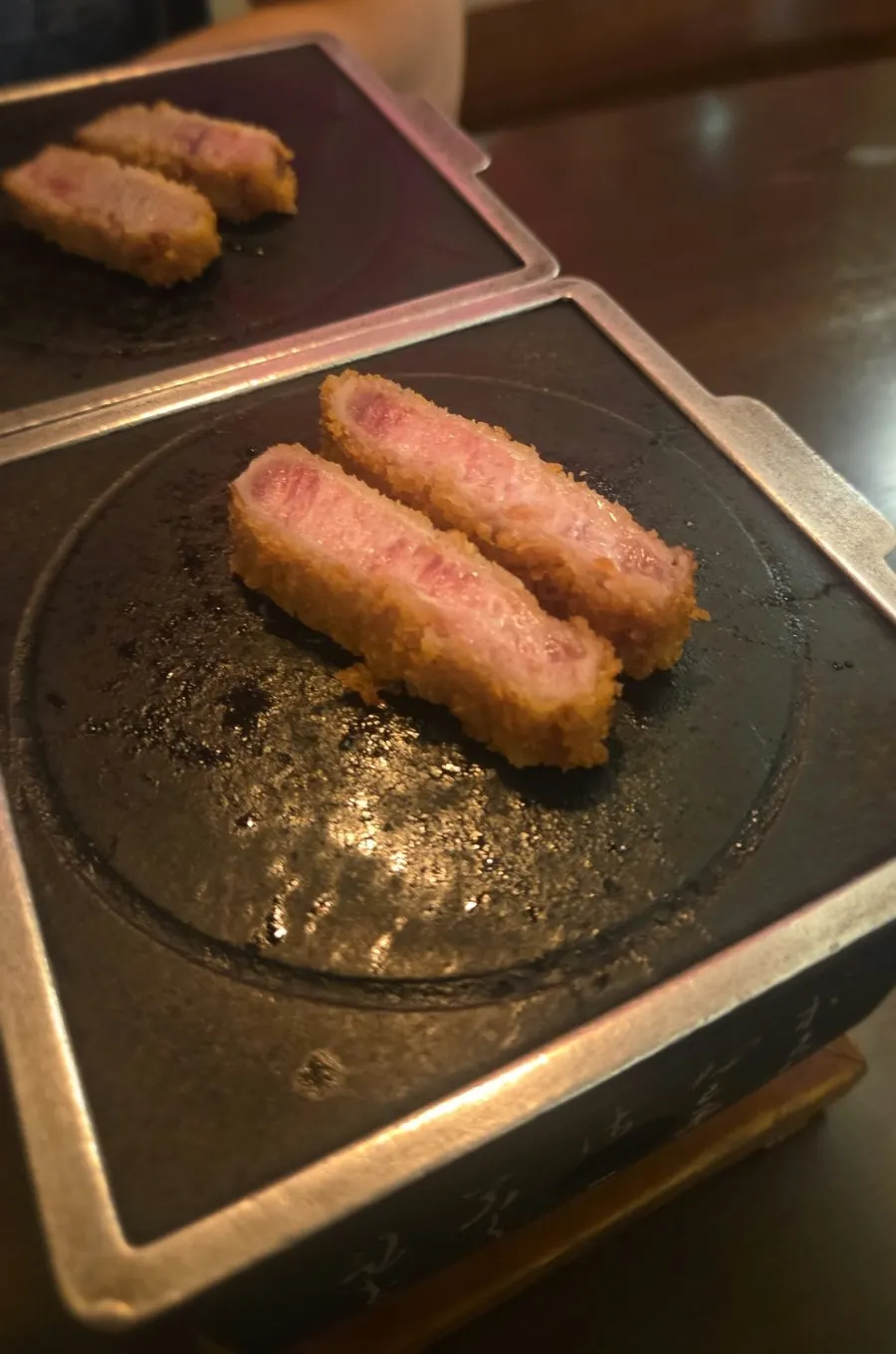 규카츠와 함께 나온 이즈니버터 포션