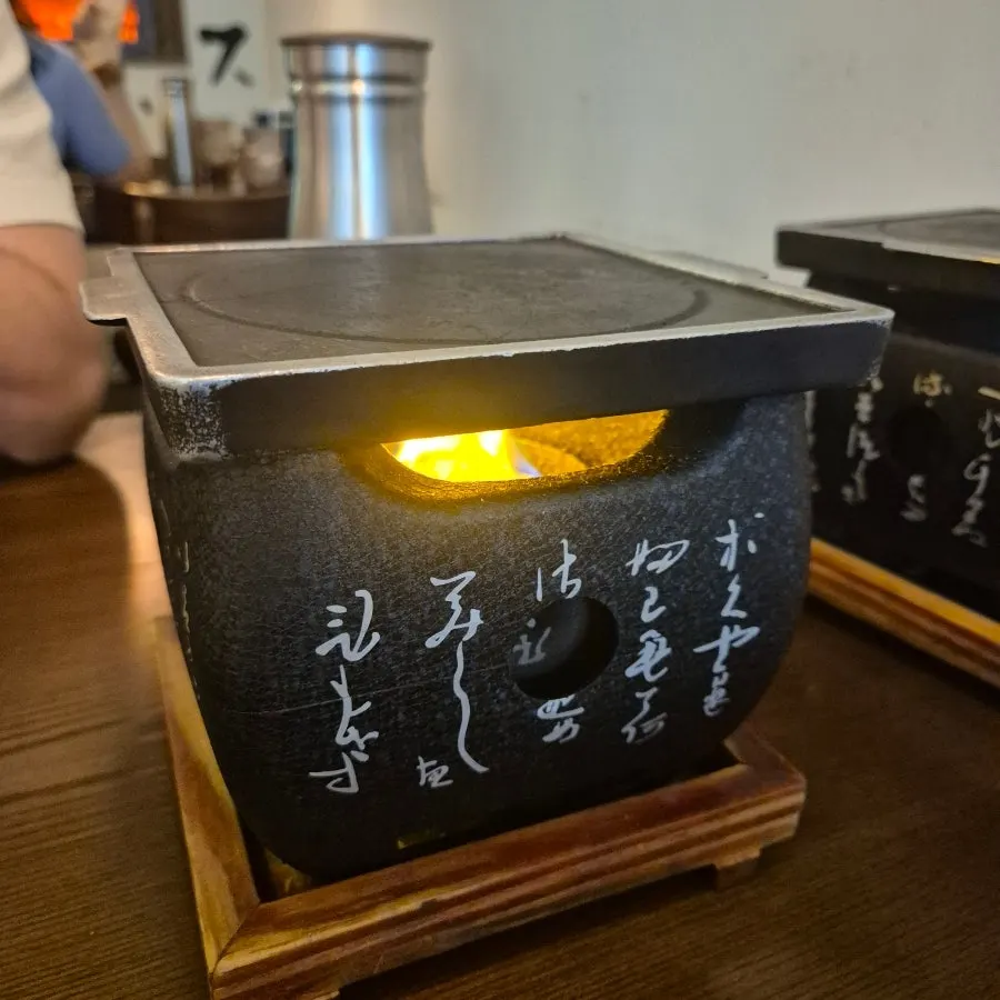 Gyuen-dang menu listing gyukatsu and omurice