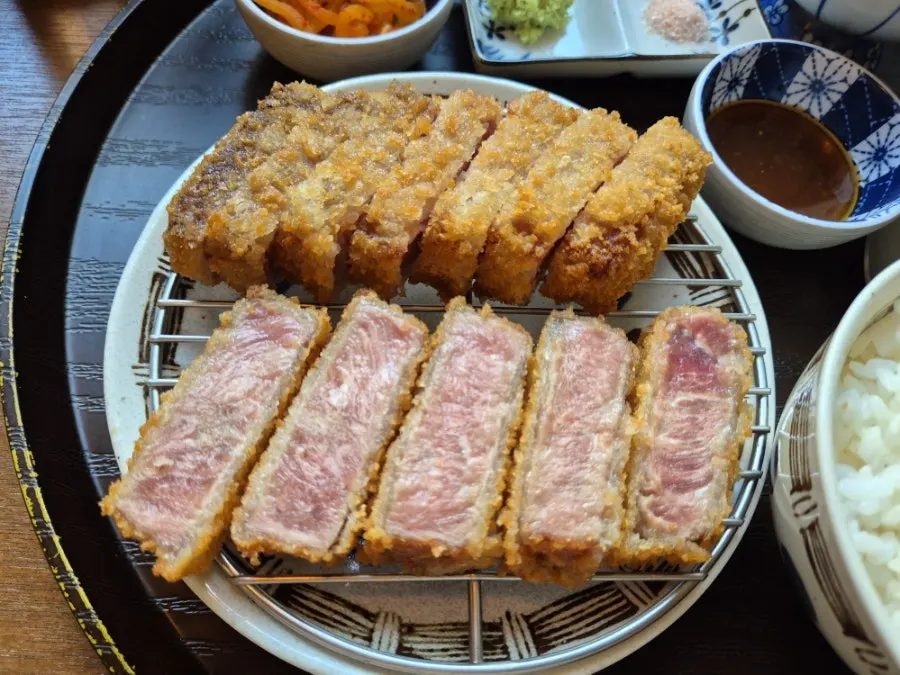 규엔당 아브뉴프랑 광교점 규카츠 상차림