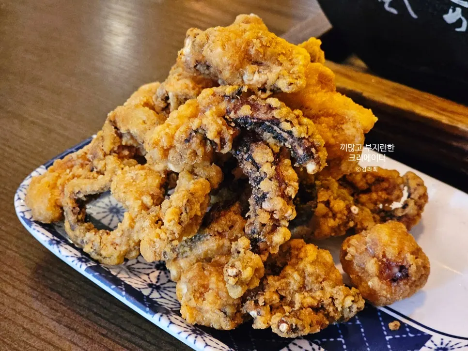 Geso-age squid tempura at Gyuen-dang
