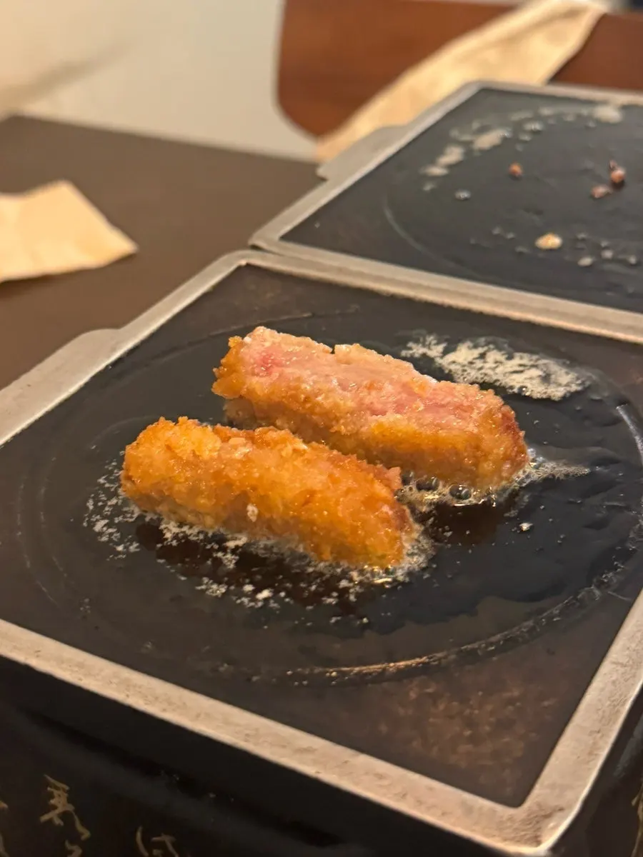 버터구이 규카츠 마지막 한 입