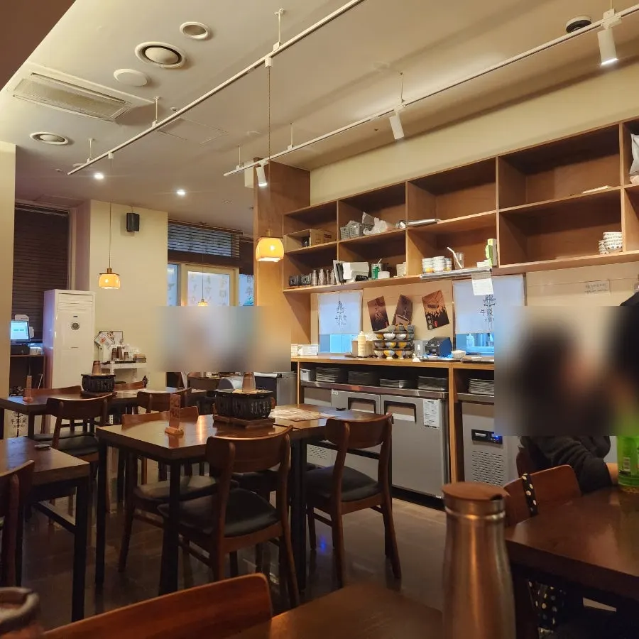 일본풍으로 꾸며진 규엔당 실내