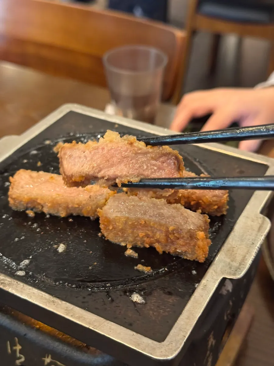 Two dishes on the table at Gyuen-dang Gwanggyo Branch