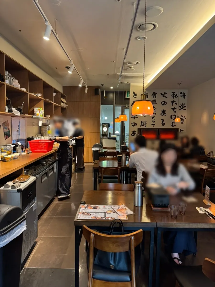 Interior of Gyuen-dang with dark-toned decor
