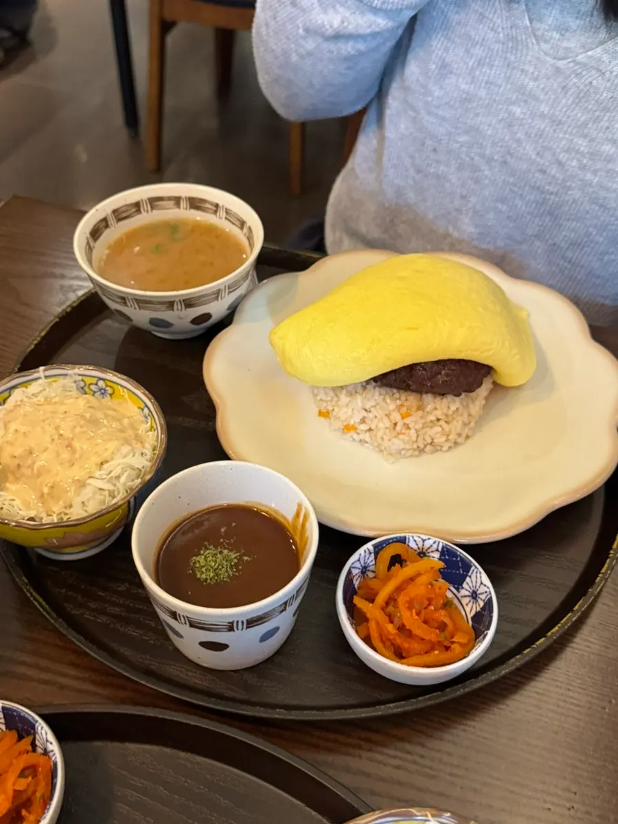 Tenderloin gyukatsu set composition at Gyuen-dang