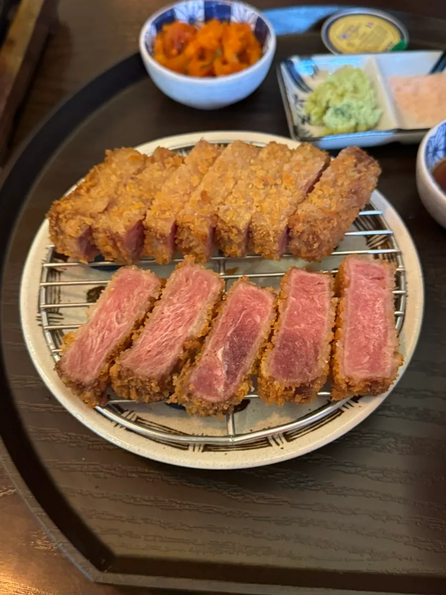 Tenderloin gyukatsu served with Isigny butter