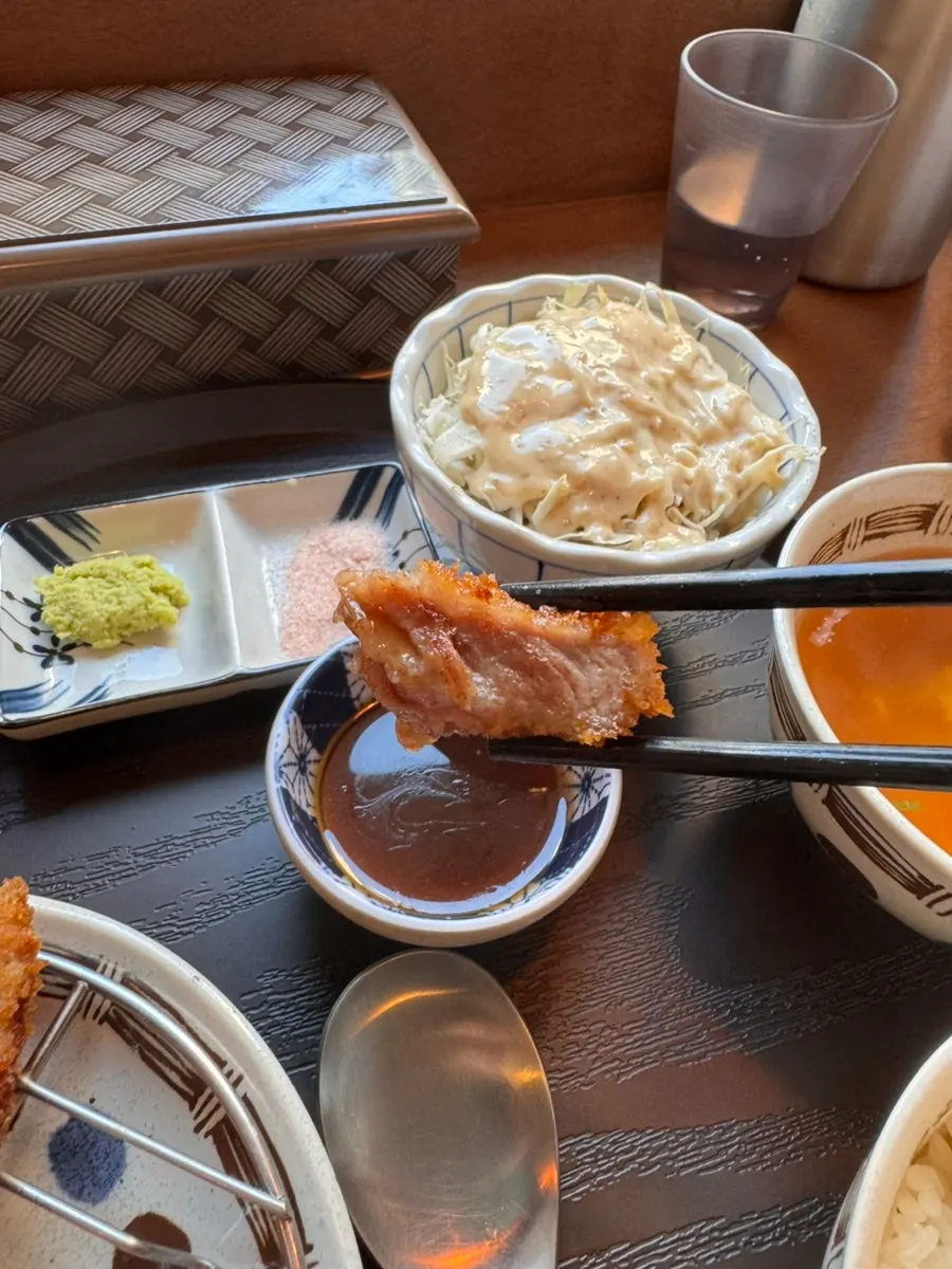 Fully grilled pieces of gyukatsu